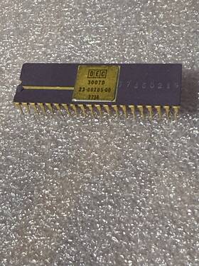 3007d Digital Dec Vintage Processor Purple Body Gold Face And Legs