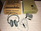 Dr-3a Sony Vintage Stereo Headset With Extension Cable And Box