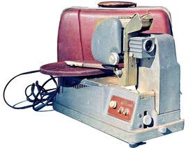 14a190 Dukane Art Deco Micromatic Film Strip Projector With Phonograph For Parts