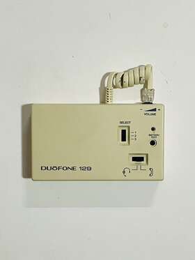 43-172 Duofone Vintage 129 Hands-free Headset Telephone
