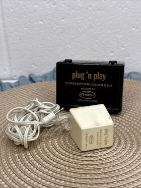 Pnp-10c Dynamic Vintage Transistor Radio Converter / Charger Plug Ftn Play Pnp-10