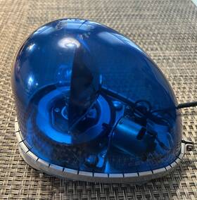 77-707 Dz Vintage Rotating Teardrop Inch Kojak Light