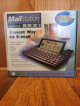 Det1 Earthlink Cidco Mail Station Mivo 100 Portable Personal E-mail Computer Brand New
