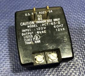 Act-63-2 Electro Specialties Esi Power Supply Adapter 6vac 12va Vintage Michelob Beer Tap Handle