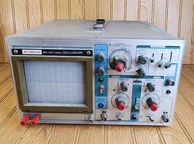 Mo-1251 Elenco Vintage 20 Mhz Dual Channel Oscilloscope No Manual Untested