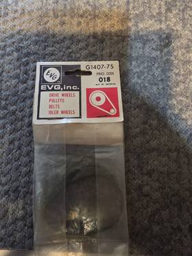 G1407-75 Evg Inc G1047-75 Drive Belt 018 Nos New Old Stock Original Vintage Veryrare
