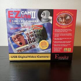 Ezonics 655490305007 Ez Cam Ii Usb Digital Video Pc Camera Brand New Unopened Retro