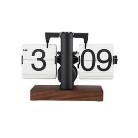 Fosa9gcnkt2zgp-11 Fosa Flip Desk Clock Retro Vintage Table Digital Side