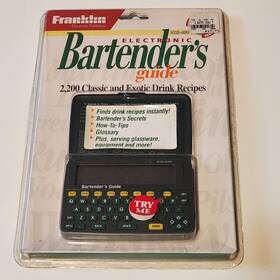 Franklin Electronic Publishers 084793120619 - Bartenders Guide 1994 Sealed
