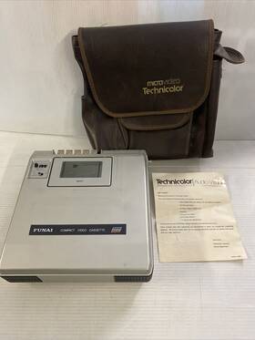 F812v Funai F812a Vintage Compact Video Cassette Recorder No Power Adaptor Model Rare