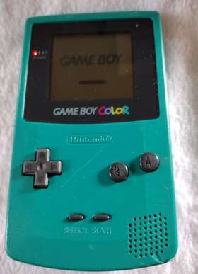 Cgb-001 Game Boy Color Vintage Nintendo Model Green Handheld Pocket System