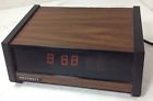 Gc-1094 Heathkit Vintage Heath Woodgrain Clock For Parts Or Repair