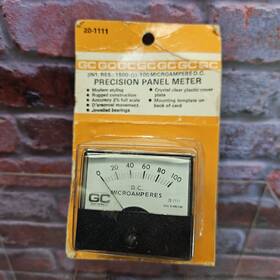 20-1111 Gc New 100 Microamoere D.c. Precision Panel Meter