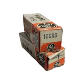 16gk6 Ge Electronic Tube Lot Of 2 New In Box Vintage Vacuum
