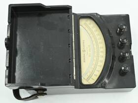 71718 Ge Vintage General Electric Dp-9 Dc Amperes Meter N.p. 7.5v 30v 75v