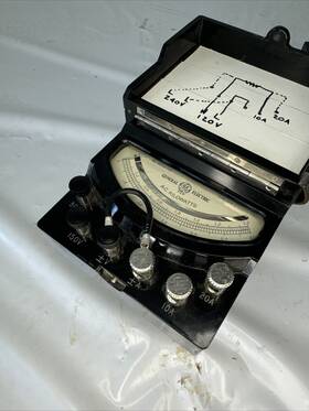 8ap9 Ge Vtg General Electric Ac Kilowatts Meter Portable Instrument #8ap9