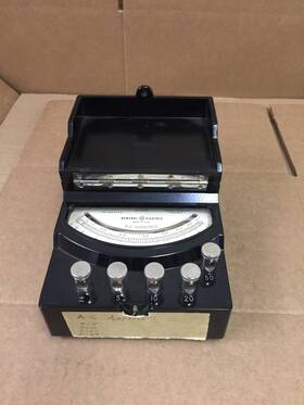 8ap9ace14 Ge Vintage General Electric Ap-9 5 10 20 50 Ac Amperes Meter
