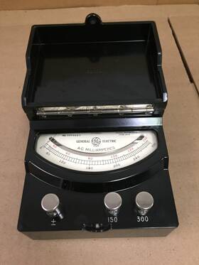 8ap9ake14 Ge Vintage General Electric Ap-9 Ac Milliamperes Meter