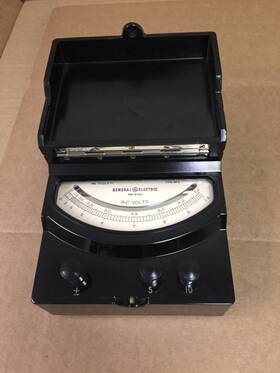 8ap9vba11 Ge Vintage General Electric Ap-9 5 10 Ac Volts Meter