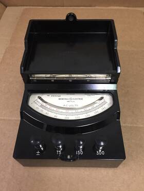 8ap9vbn11 Ge Vintage General Electric Ap-9 75 150 300 Ac Volts Meter