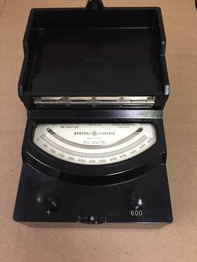 8dp9vmk3 Ge Vintage General Electric Dp-9 Dc Volts Meter