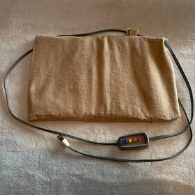 Ba3p35 Ge Vintage General Electric Heating Pad Flannel Cover 3 Settings Works