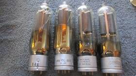 Vt-143 Ge & National Union 805/vt-143 2 Matched Nos Testing Pairs And Nu Triode Radio Audio Tubes