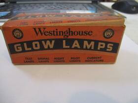 Ne-21 Ge Vintage Westinghouse Glow Lamps Original Box