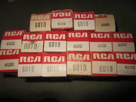 6u10 Ge & Other 16 Nos Nib Rca Radio Audio Tubes