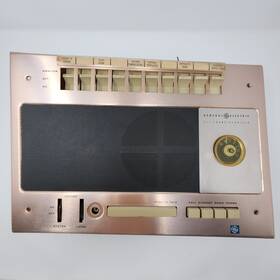 W-320 Ge Vintage Sound System Wired Master Station For Parts Or Repair With Cover