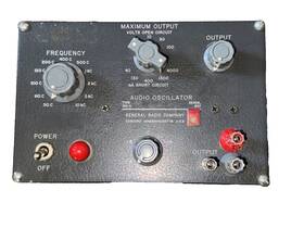 1311-f General Radio Audio Oscillator Tested Works Great See Pics Opened Up F
