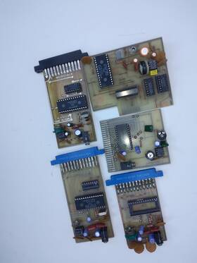 Spro256-017 General Instrument Sp0256 2x Gi Sp0256a-al2 And Allophone Speech Voice Synthesizer Ic Pcb Set