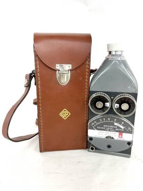 1565-a General Radio Vintage Decibels Sound Level Meter And Case - Untested