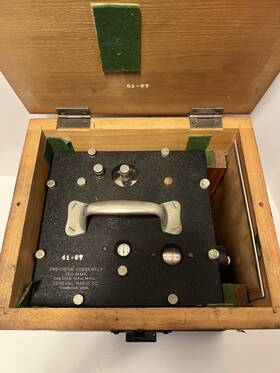 1927 General Radio 222s Rare Vintage Type Precision Condenser S.n 606