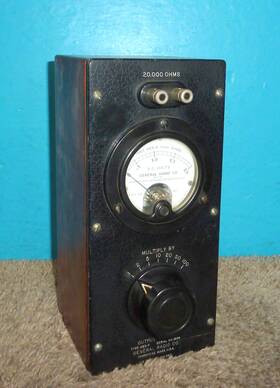483-f General Radio Gr Output Meter Model Good Condition
