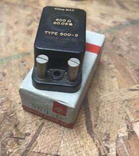 40mamax General Radio Co. 500-g Vintage Type 600 Ohm Resistor Ham Equipment