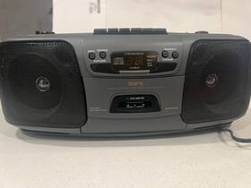 C982 Gpx Vintage Stereo Compac Disc Player Cassette Recorder Fm-am With Bass B