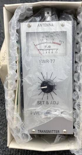 Swr-77 Granada Standing Wave Ratio Meter Fwd Ref Set And Adj Cb/amateur Radio Japan