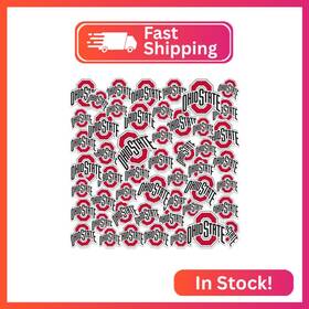 Indosu902-stkpk.65.50 Graphics & More The Ohio State University Primary Logo 50ct Vinyl Large Deluxe Stickers Variety