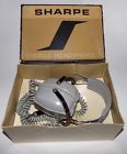 Ha-9 Sharpe Vintage Stereo Headphones With Original Box Htf Rare