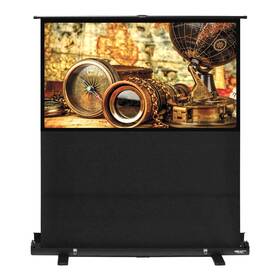 Ac-6839 Hamiltonbuhl 80 Inch Diag. 39x68 Portable Floor Rising Screen Hdtv Format Mat