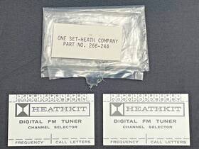 Heathkit 266-244 Vintage Aj-1510 Programming Cards