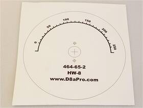 464-65-2 Heathkit Hw-8 Replacement Dial Scale