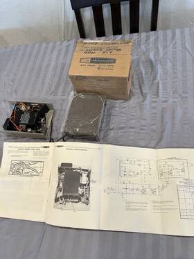 595-1411-01 Heathkit Home Protection Smoke Detector Model Gd-87 With Manual And Original Box