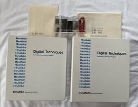 Ee-3200a Heathkit Digital Techniques Educational Course Vol 1 2 Binders Parts Final Exam