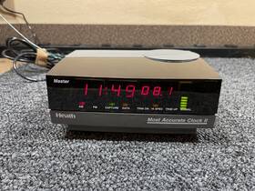 Gcw-1001 Heathkit Vintage Heath Most Accurate Clock Ii Master - Works Awesome