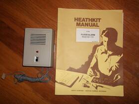 Gd-1701 Heathkit Flood Alarm With Manual. For Parts Or Repair