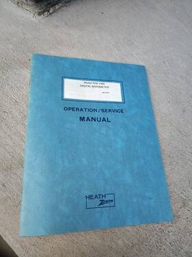 Idw-1990 Heathkit Genuine Model Digital Weather Computer Manual And Schematic