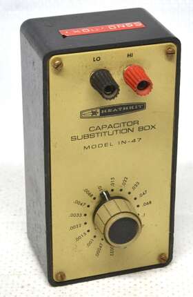 Im-47 Heathkit Capacitor Substitution Box Bin T3