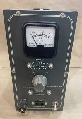 Ip-22 Heathkit Vintage Isolator Isolation Transformer Clean Powers Up